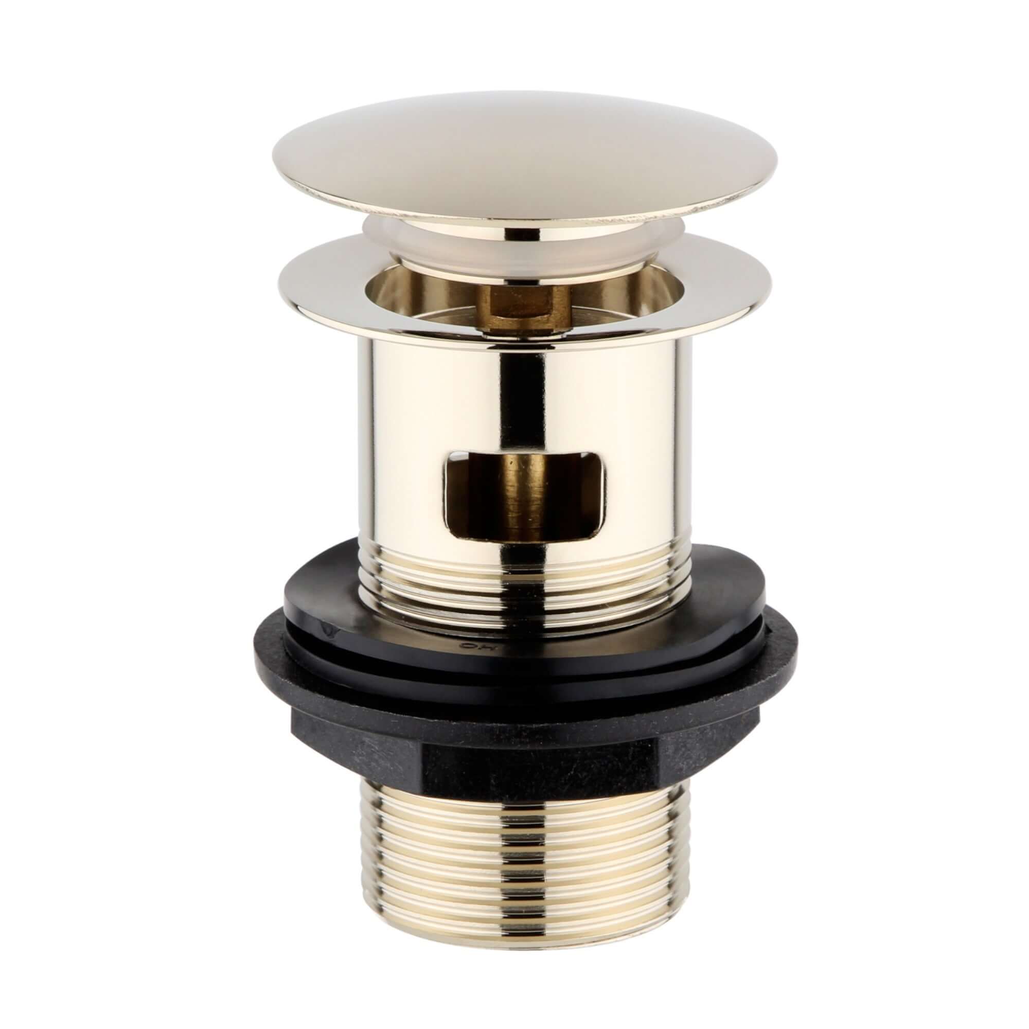 Buy Pop up basin waste round slotted - gold Online UK | HOUSE OF ENKI